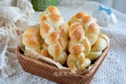 Two stale cheesebreads