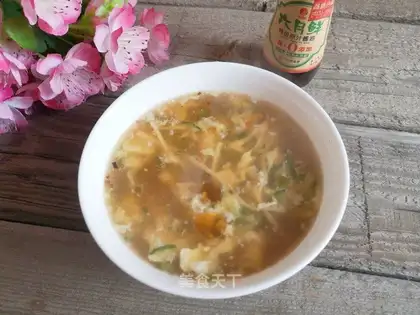cucumber omelet soup