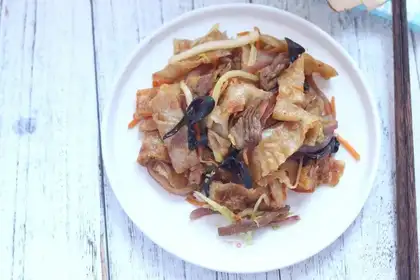 Beef pancakes