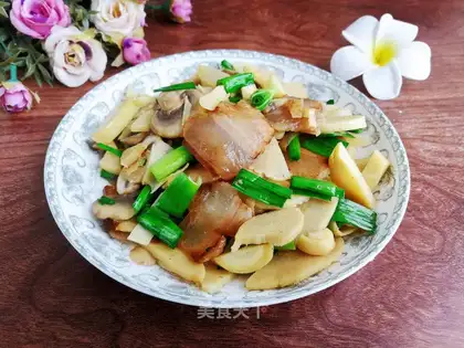 Salted mushrooms