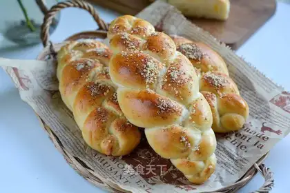 Three stale milk breads