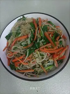 Bean sprouts for a fan