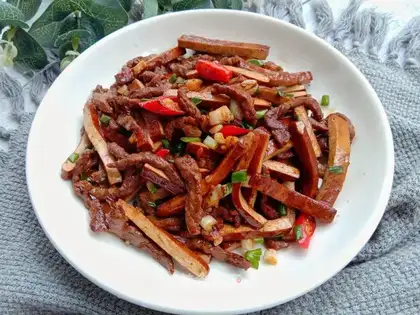 Scrambled beef