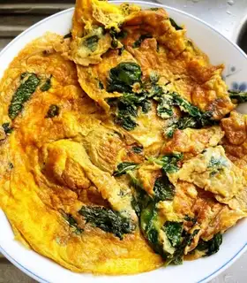 Mint omelet