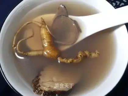 Scrambled deer soup