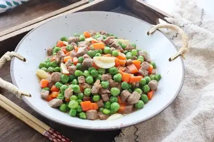 Peas and beef