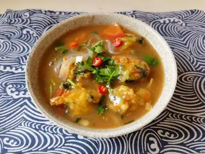 Tomatoball soup