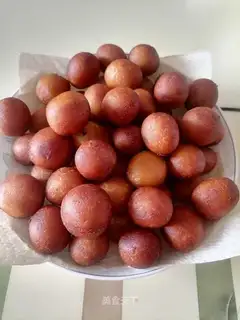 Red potato balls