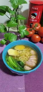 Egg sausage noodles