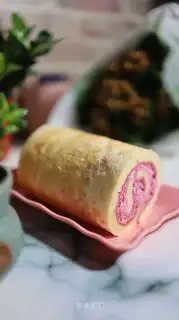 Red Dragon Cake roll
