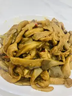 Mushroom fried meat