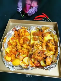 Double roast chicken