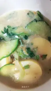 Shrimp-skin egg tofu