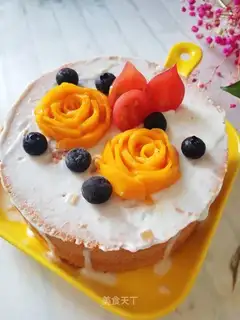 Yogurt mango cake