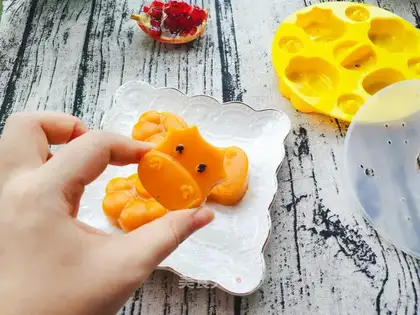 Pumpkin rice cake