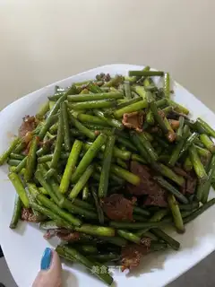 Garlic fried meat