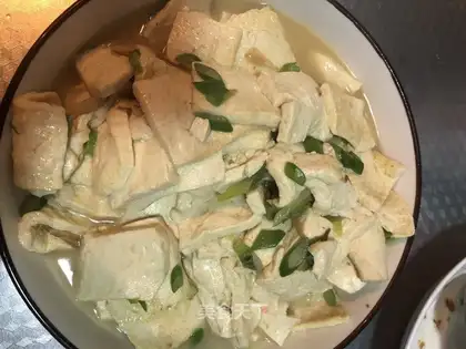 Homemade tofu