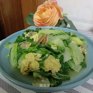 Toads, eggs, cabbage