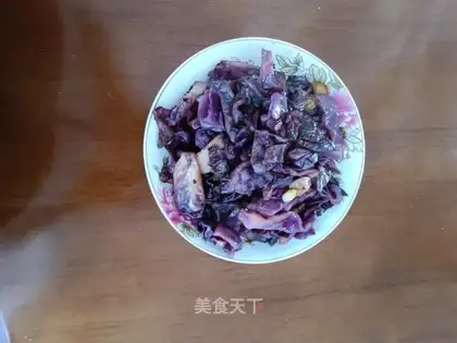 Mother-in-law makes purple kale