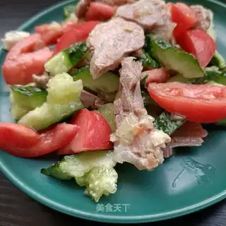 Cucumber tomato with cucumber
