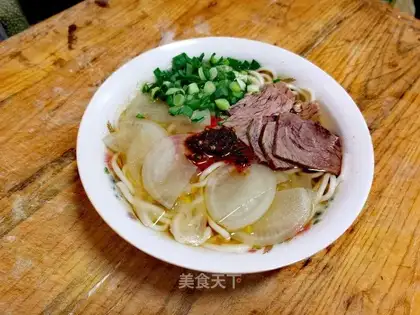 Home beef noodles