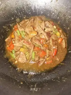 The tip of the liver