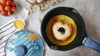 Volcanic cheese fried rice