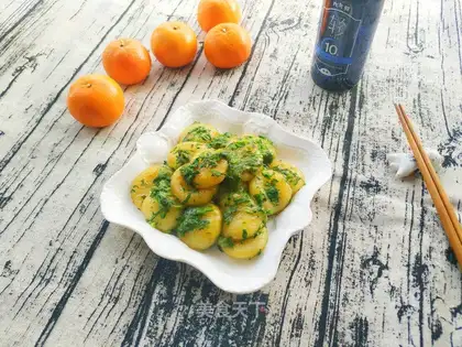 Spud with potatoes