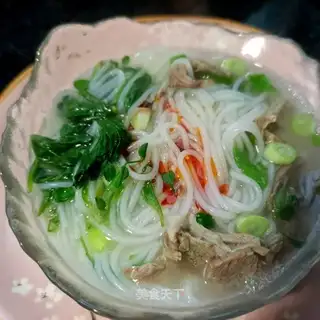 Chicken sausage and lamb soup