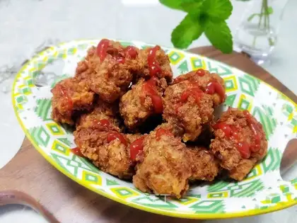 The fried meatballs