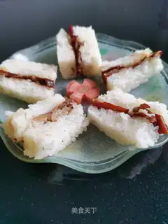 Sliced cake