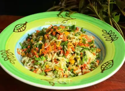 Scrambled rice