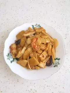 Red shrimp in winter
