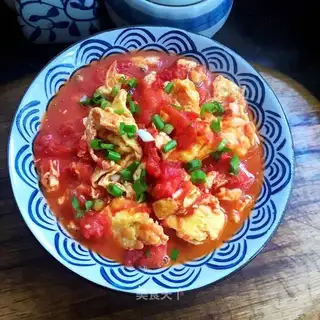 Tomato fried eggs
