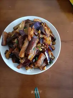 Bean petal eggplant