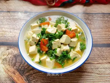 The tofu soup