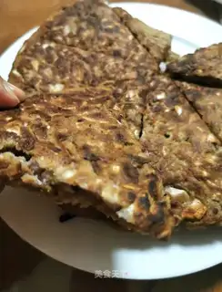 Potato egg greasy