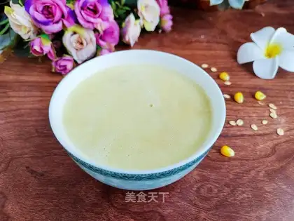 Milk oatmeal corn juice