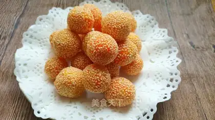 Carrot sesame ball