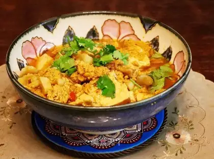 Soy sauce and tofu