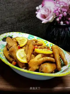 Lemon chicken claws