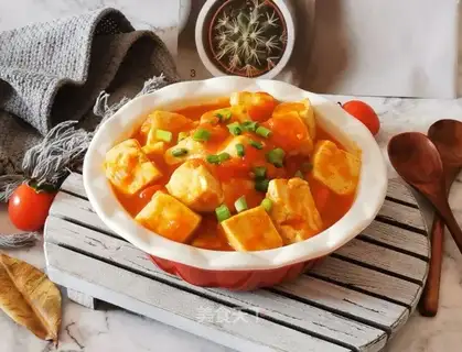 Tomato stew tofu