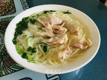 Chicken soup and bamboo