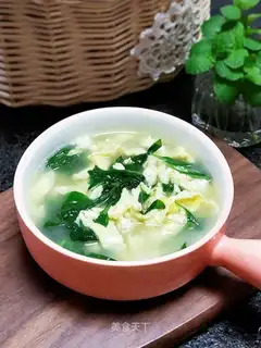 ♪ Scrambling omelet soup ♪