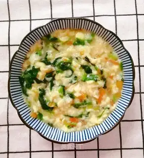 Tomato egg oak soup