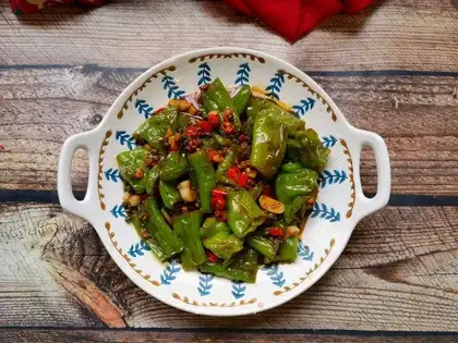 Skin peppers
