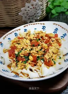 Tomato egg noodles