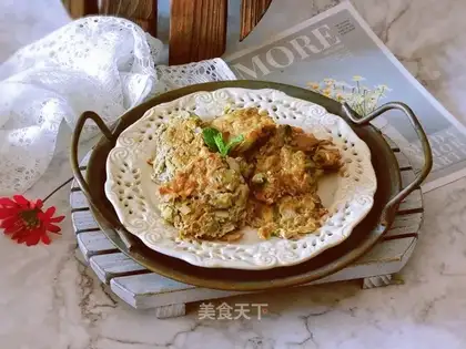 Fried goose eggs