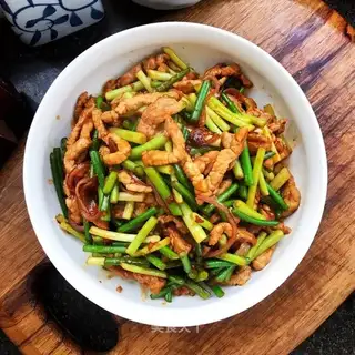 Garlic fried meat