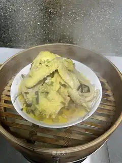 Steam chicken